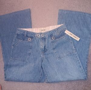 Cherokee Sky Blue Cotton Jeans Sz16 Girls